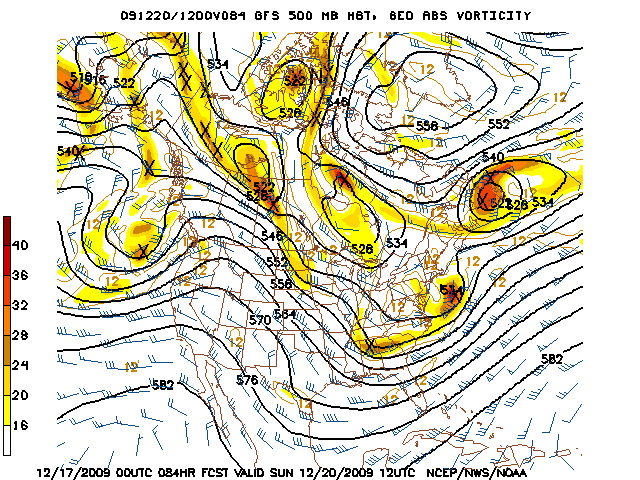 image of 500mb Vort, Ht