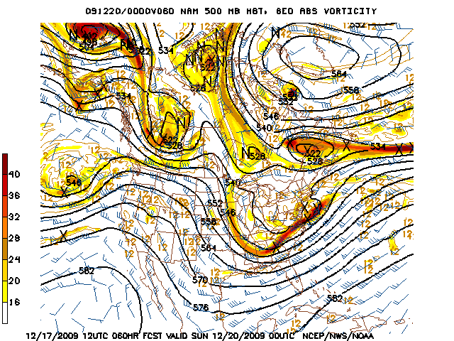 image of 500mb Vort, Ht