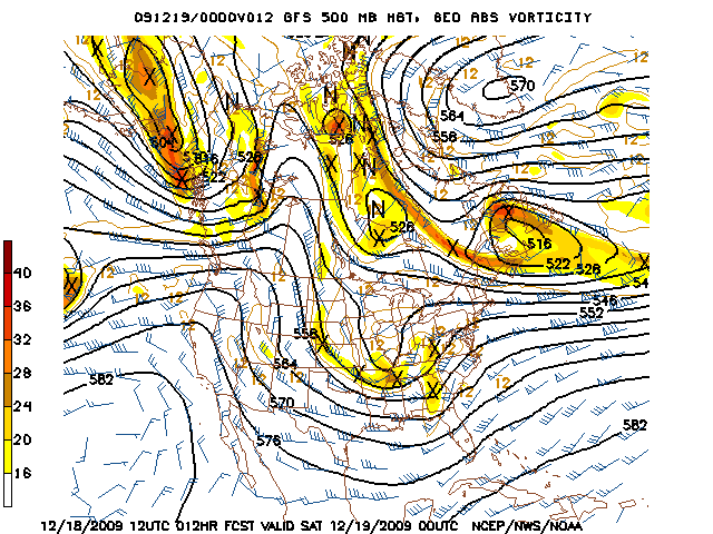 image of 500mb Vort, Ht