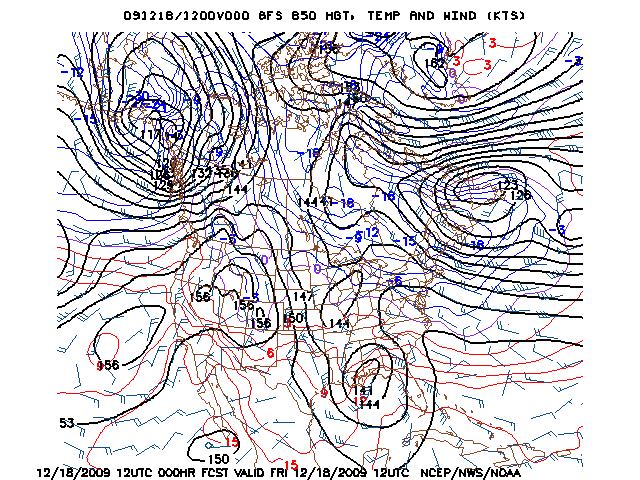 image of 850mb Temp, Ht