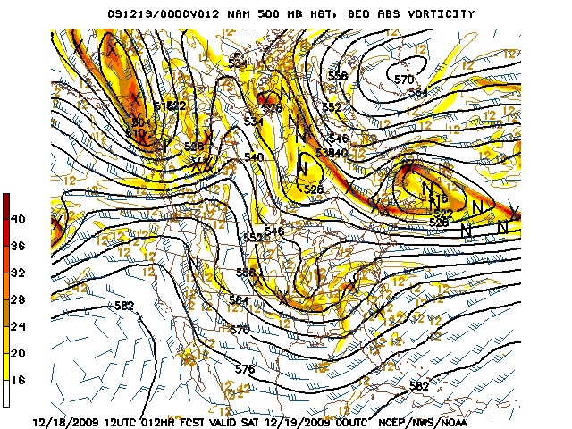 image of 500mb Vort, Ht