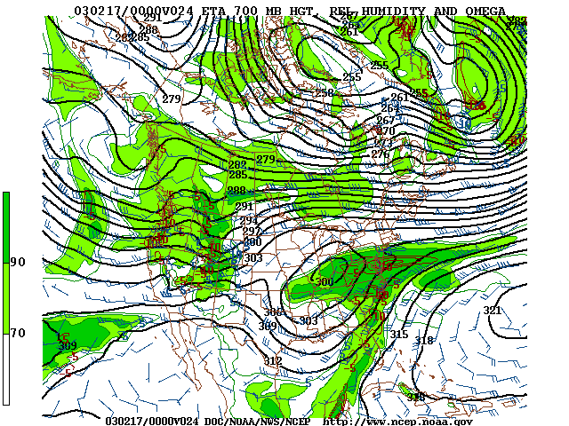 image of 700mb RH, Ht
