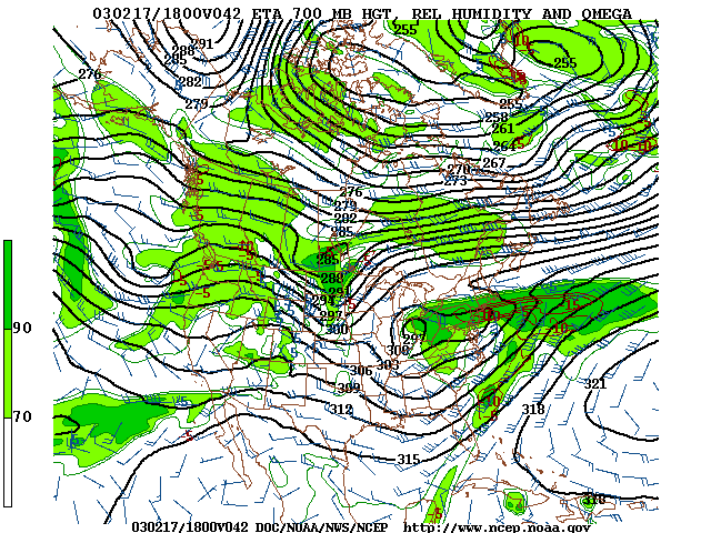 image of 700mb RH, Ht