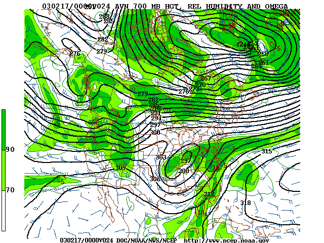 image of 700mb RH, Ht