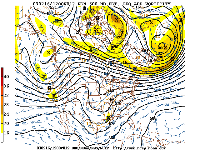 image of 500mb Vort, Ht